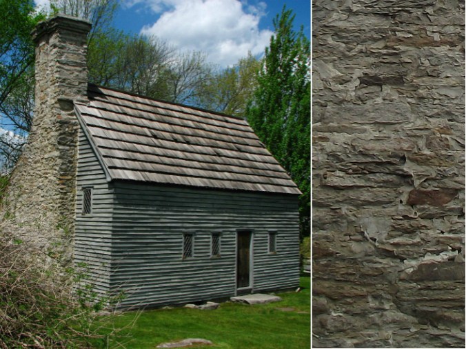 Photo: Clemence-Irons House by acanyc, Johnston, RI, limestone construction, Post-Medieval English style