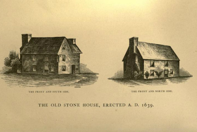 Henry Whitfield House Guilford CT Early Illustration