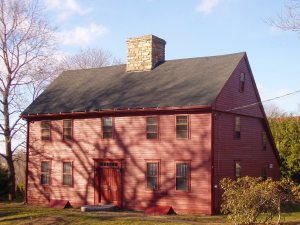 central stone chimney, New England chimney style, old stone chimney, Nehemiah Royce House