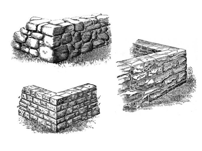Old Stone Wall Types