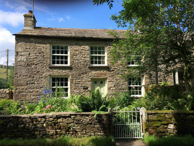 English stone cottage