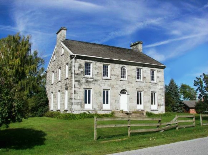 old stone home, Colonial home, Alburgh, Vermont, Lake Champlain