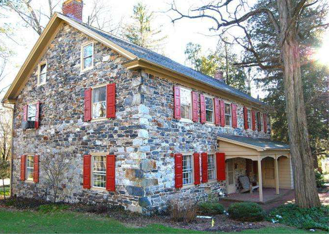 Gechter Tavern, old stone tavern, Early American tavern, Reading, Pennsylvania, old stone homes
