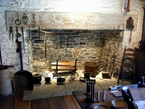 Henry Whitfield State Museum Open Hearth, Christmas home tour, holiday home tour, old stone home, old stone house, Connecticut