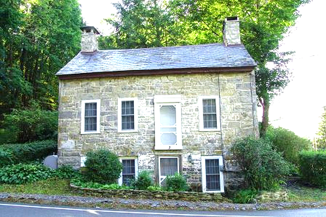 Old Stone Cottage, Blairstown, New Jersey, Moravian architecture, old stone home, old stone house, colonial home, old stone home for sale